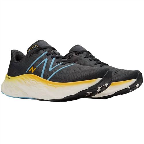 Men'S Fresh Foam X More V4 Sneakers In Blue Yellow
