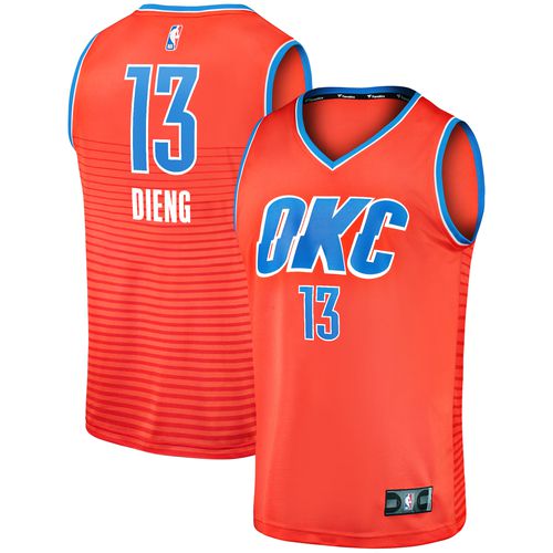 Men's Ousmane Dieng Orange Oklahoma City Thunder Fast Break Replica Player Jersey