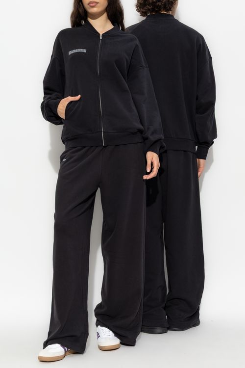 Sweatshirt With Logo, Unisex, Black