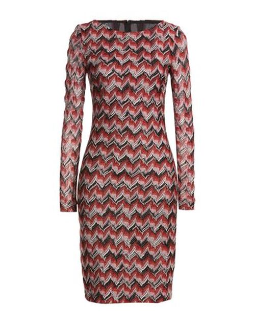 Woman Mini dress Red Size 0 Viscose, Metallic fiber