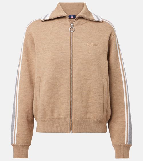 Benada striped wool-blend jacket