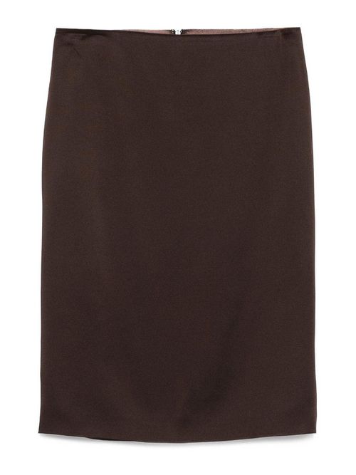 Satin Midi Skirt