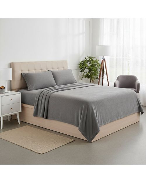 Deep Pocket Sheet Set - Grey 2