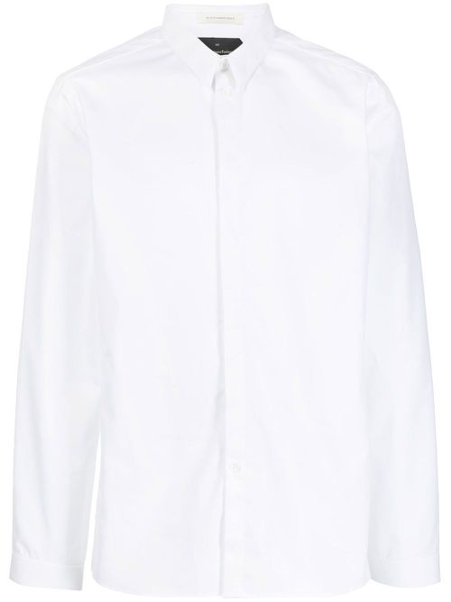 Cotton long-sleeve shirt - White