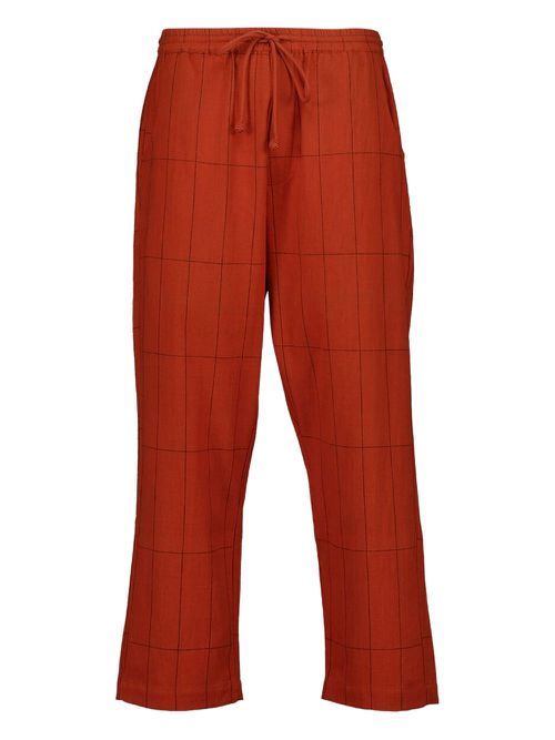 Cotton trousers - Orange