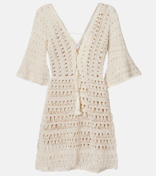 Crochet cotton minidress