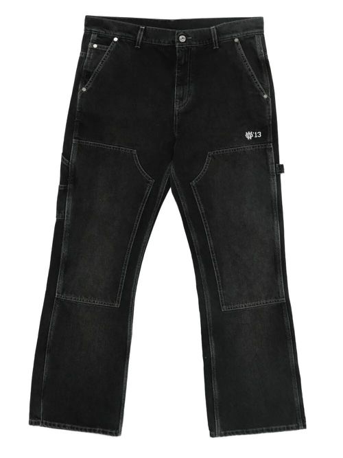 `Gothic Ow` Flare Carpenter Jeans