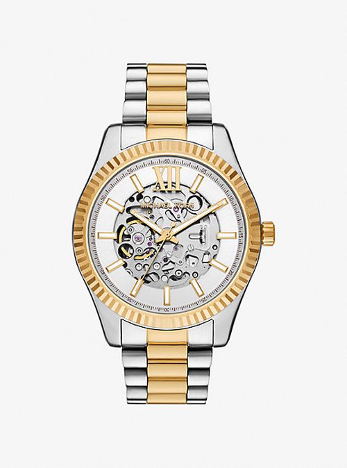 Oversized Lexington Two-Tone Watch