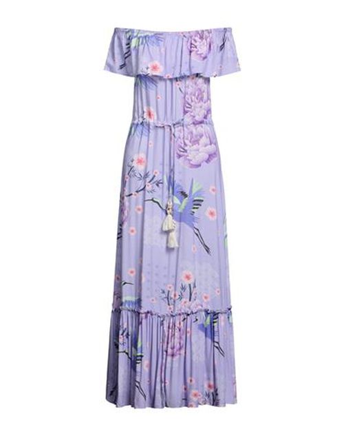 Liquorish Woman Maxi dress Light purple Size 6 Viscose