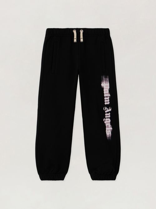 Blurred Logo Reg.sweatpant Kids  Black