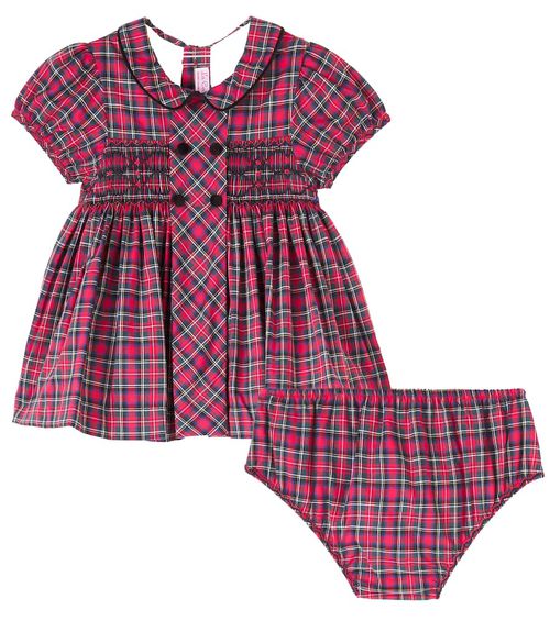 Baby Arcadia dress and bloomers set