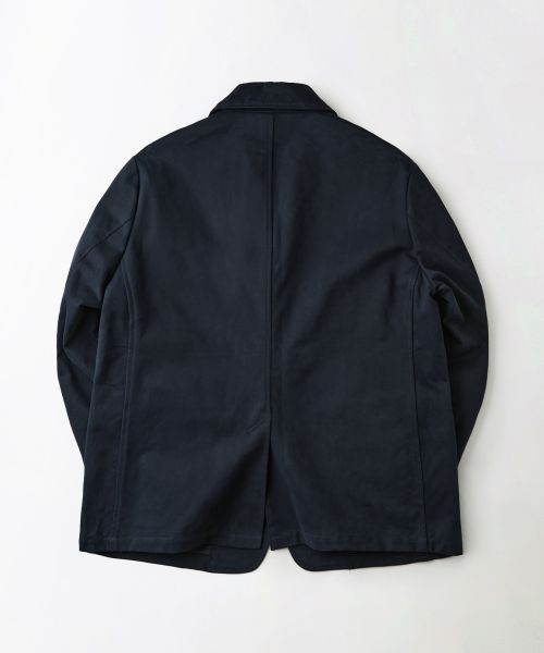 HIGH DENSITY COTTON CLASSIC 3BUTTON JACKET_NAVY