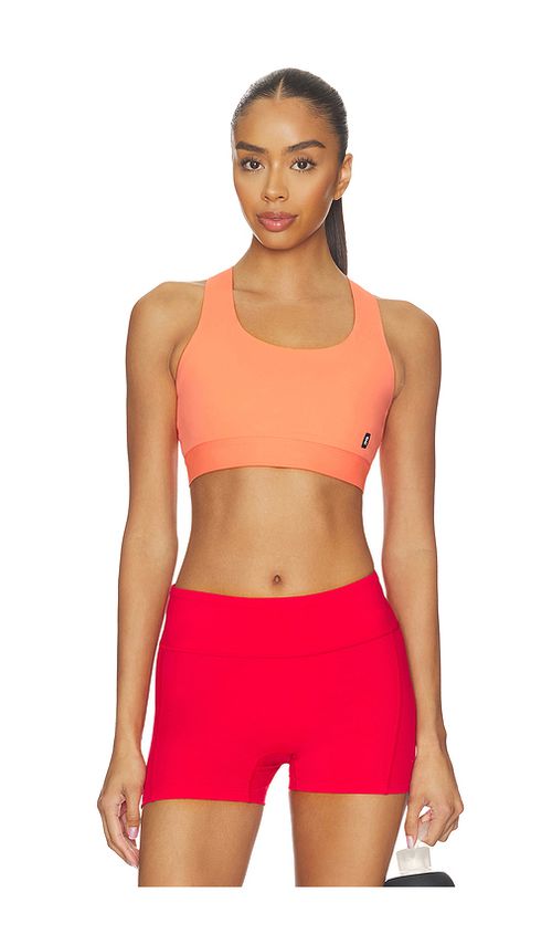 On Core Bra in Coral. M. Also in S