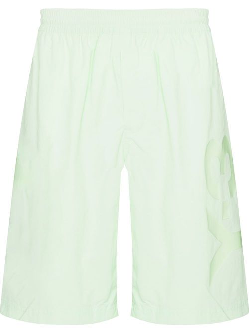 Logo-print swim shorts - Green