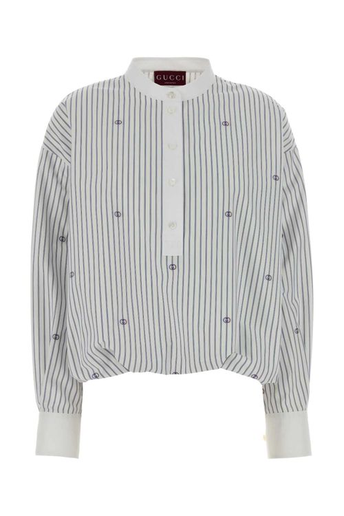 Embroidered Poplin Shirt