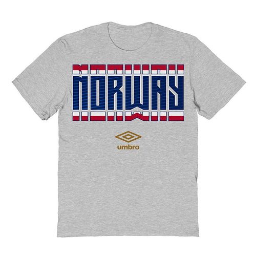 Men's Umbro Norway Country Stack Graphic Tee, : , Sport Gray