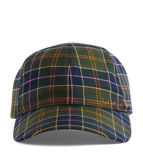 X Paul Smith Tartan Baseball Cap