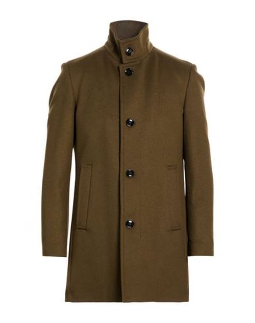 Man Coat Military green Size 38 Wool, Polyamide, Cashmere