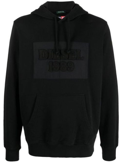Logo-patch hoodie