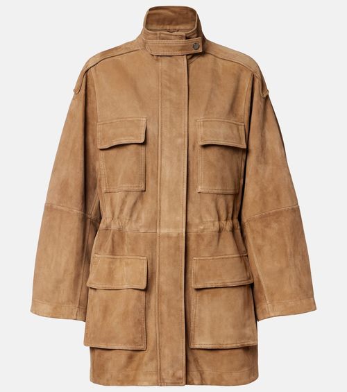 Suede field jacket
