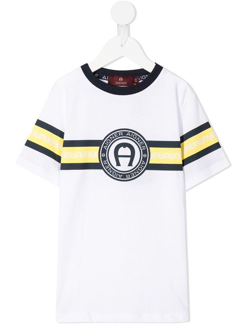 Logo-print short-sleeve T-shirt - White