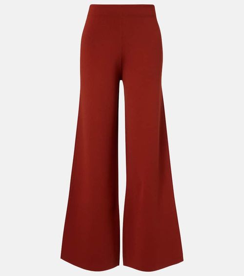 Jersey wide-leg pants