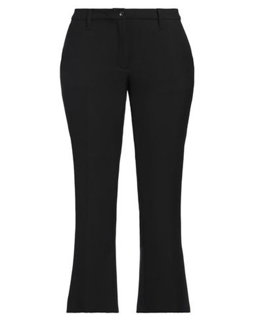 Woman Pants Black Size L Polyester, Viscose, Elastane