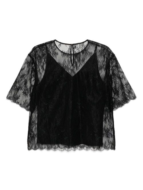 LESS laced top - Black