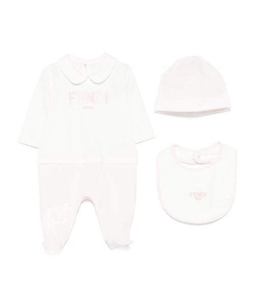 Logo-embroidered pajama set