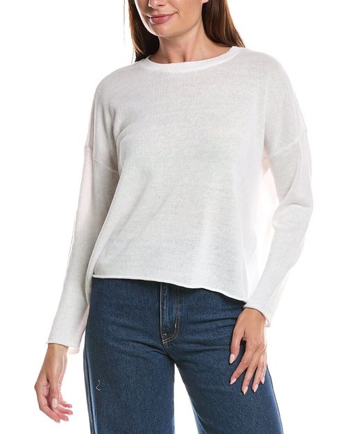 Linen-Blend Sweater