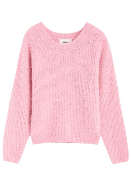 East Ribbed-knit Jumper - Light Pink - S (UK8-10 / S)