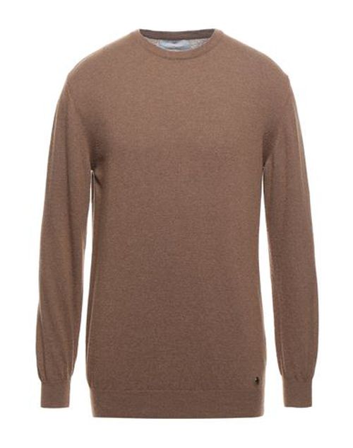Man Sweater Brown Size XXL Merino Wool, Viscose, Polyamide, Cashmere