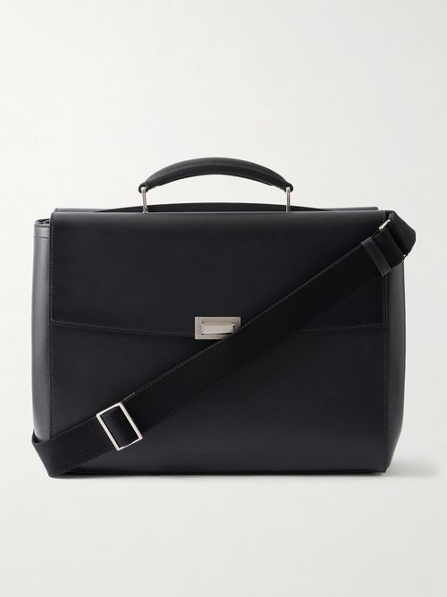 Alfred 40 Patina-Leather Briefcase