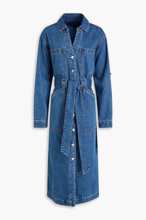 veronica beard fuller denim midi dress VERONICA BEARD FULLER MIDI DRESS 0134 Chattertons