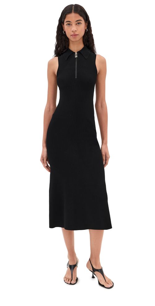 Zip Dress Black