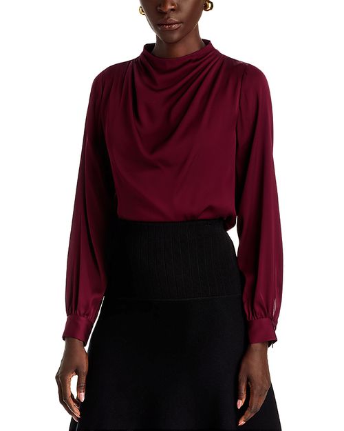 The Ember Silk Blouse