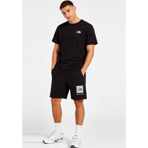 The North Face Mens Reflective Tee and Shorts Set in Black Cotton - Sma