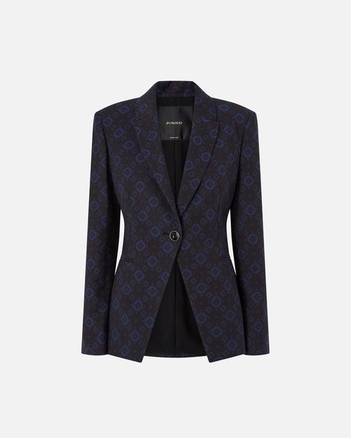 Jacket with geometric and floral motif - 36
