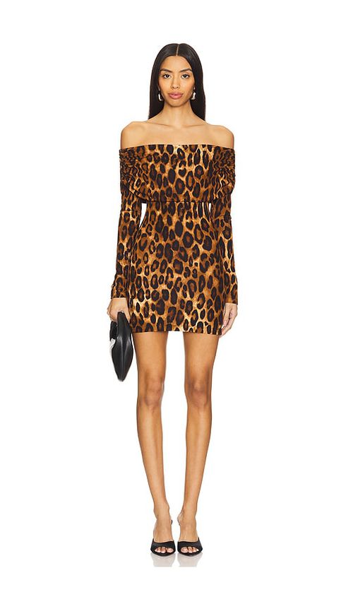 Lovers and Friends Sarah Mini Dress in Brown.  XS. Also in M