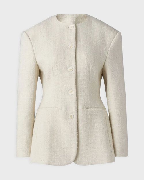 Malina Blazer Carol Fitted Offwhite