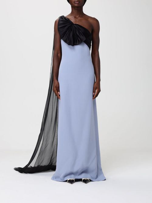 Dress Woman color Gnawed Blue