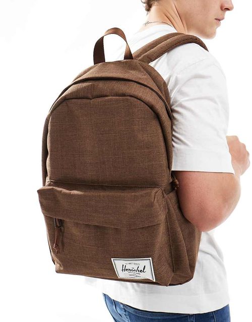 Classic backpack in chocolate-Brown