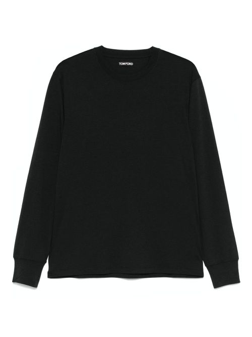 Crew-neck T-shirt - Black