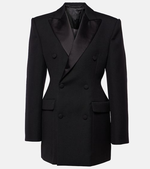 Wool blazer minidress