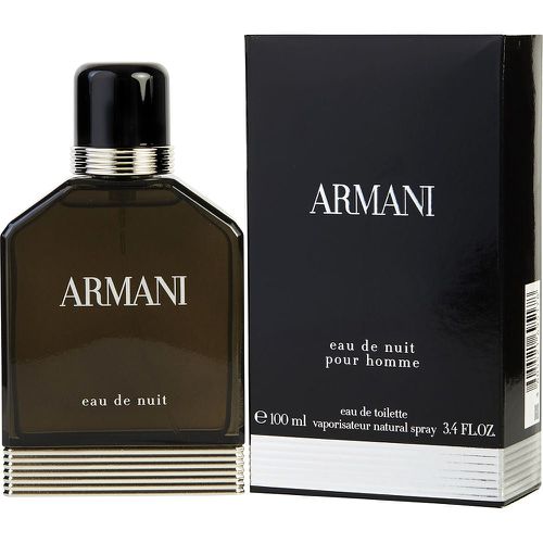 Armani Eau De Nuit By Edt Spray 3.4 Oz Men