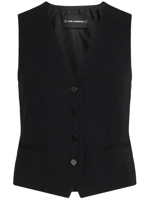 Tailored waistcoat - Black