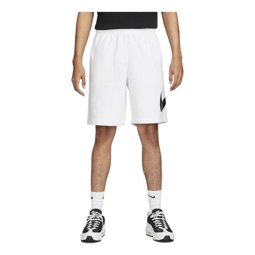 Sportswear Club Graphic Shorts 'White Black'