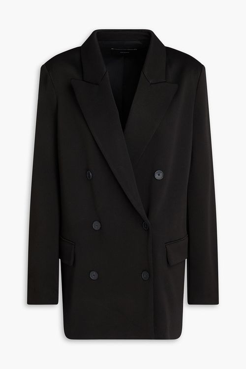 Chapone double-breasted ottoman blazer - Black - FR 44