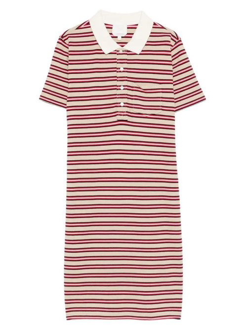 Raye Cotton Striped Polo Dress