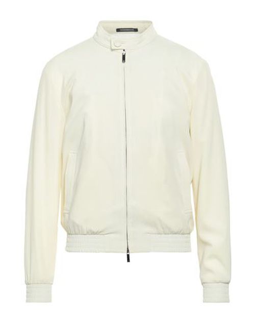 Man Jacket Pastel yellow Size 36 Polyester, Elastane